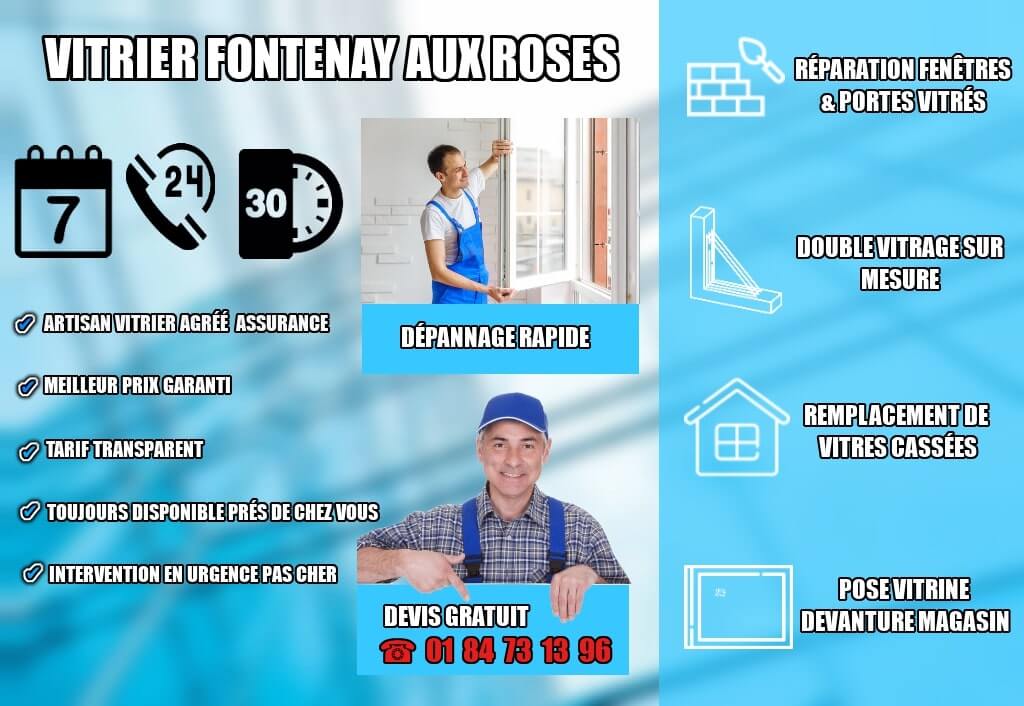 Vitrier Fontenay aux Roses