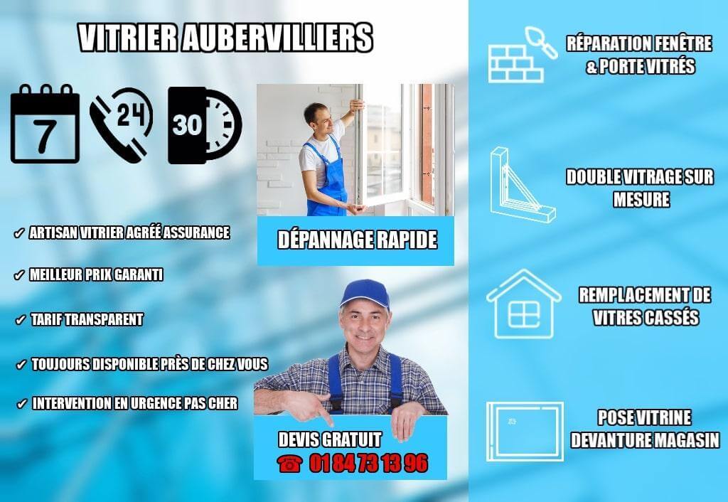 vitrier Aubervilliers