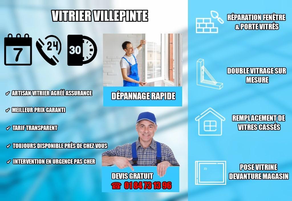 vitrier Villepinte